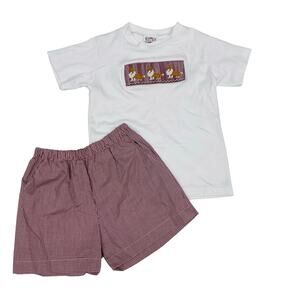 NWT Ruth & Ralph Size 3T TAMU Short Set